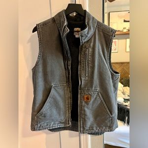 Carhartt Men's Mock Neck Vest Sherpa Lining